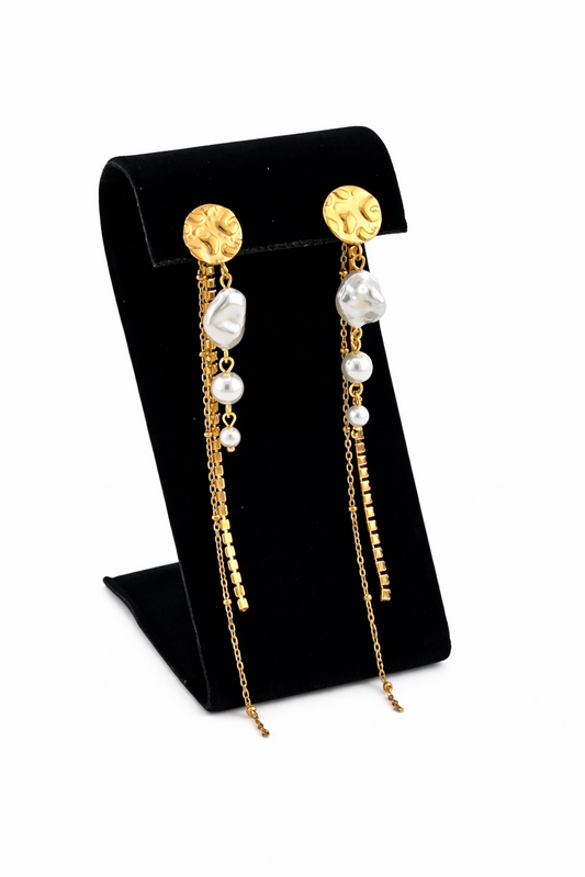 Muse Two-Way Drops shown as they come with dangle backings