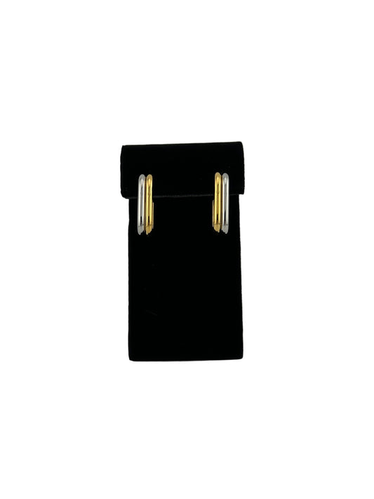 The Duetto Rectangle Interlink Earrings