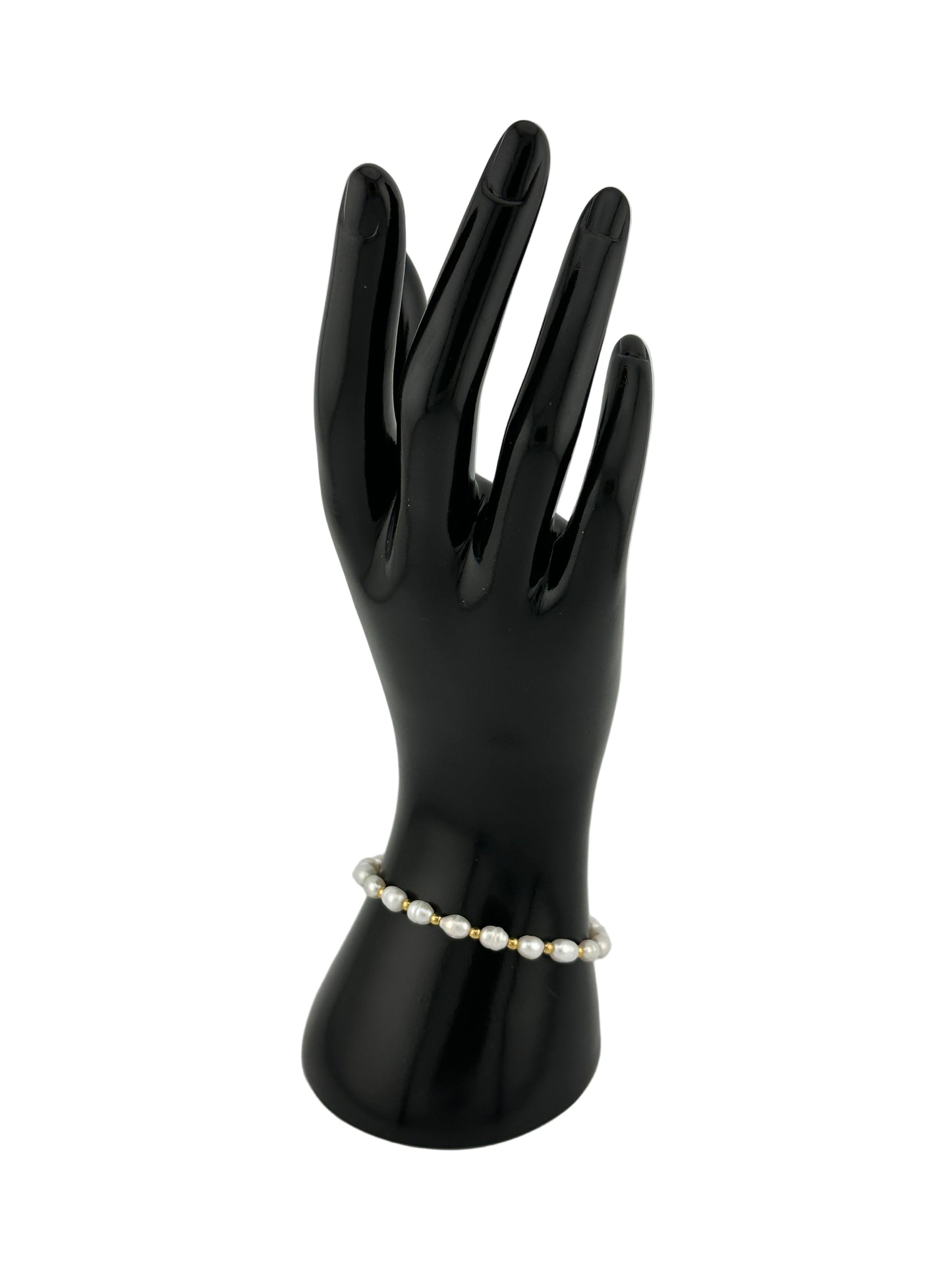 The Lustra Baroque Pearl Station Bracelet