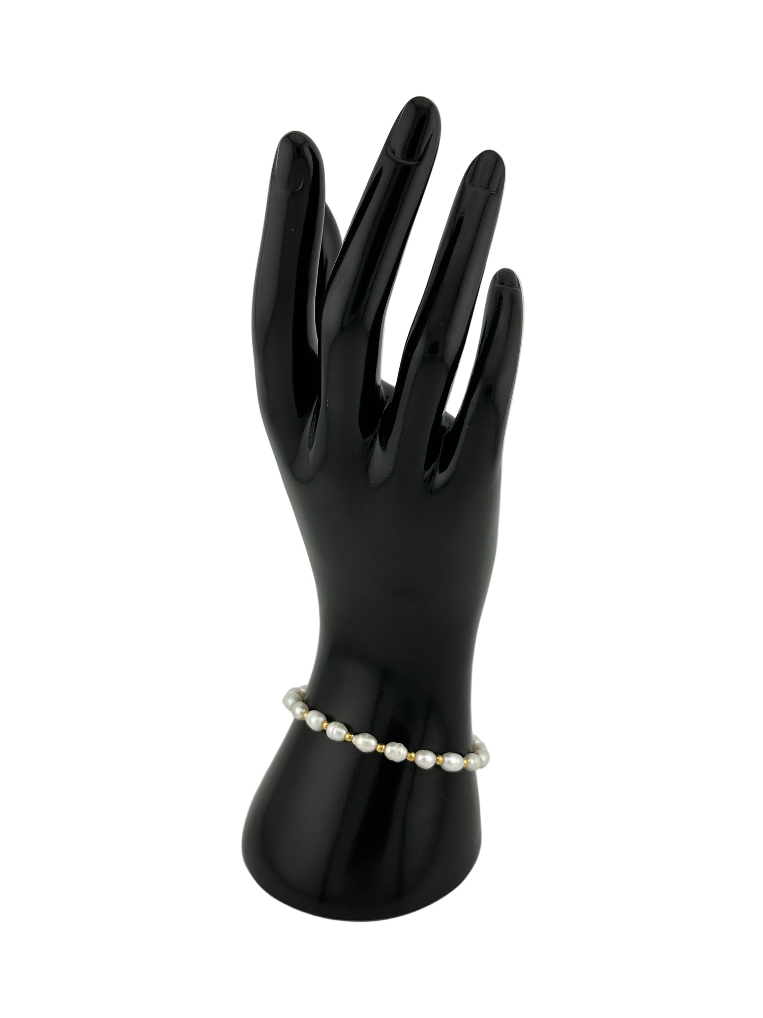 The Lustra Baroque Pearl Station Bracelet