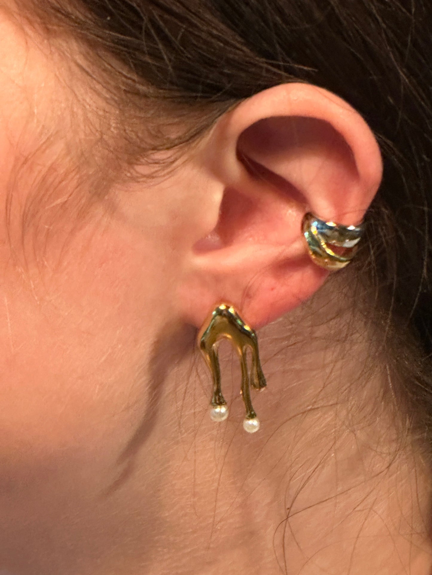 The Molten Mix, Earring B, modeled