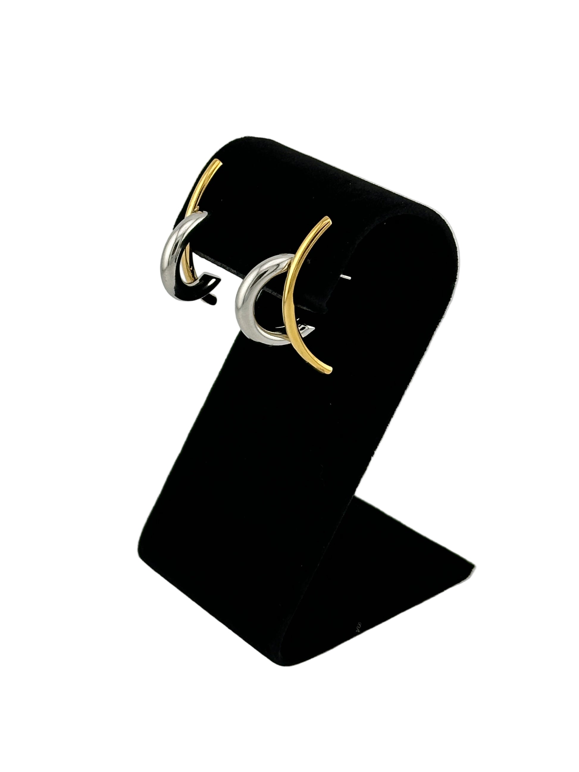 The Orbitale Interlock Earrings, Side View