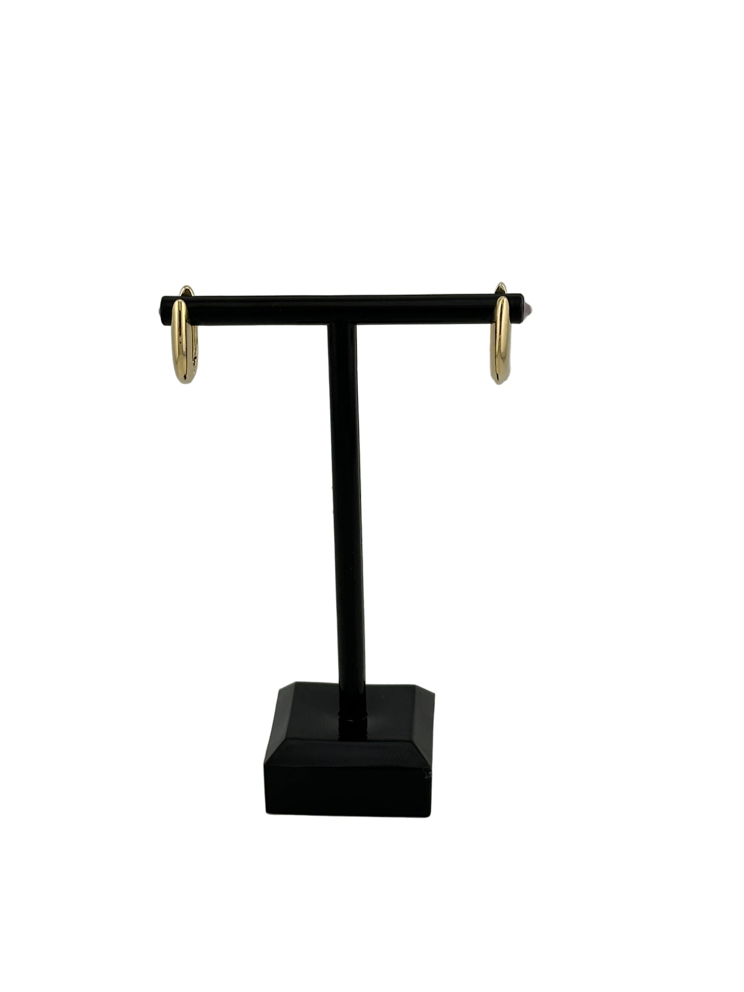 The Versa Hoop Earrings, Small — Front View on white background